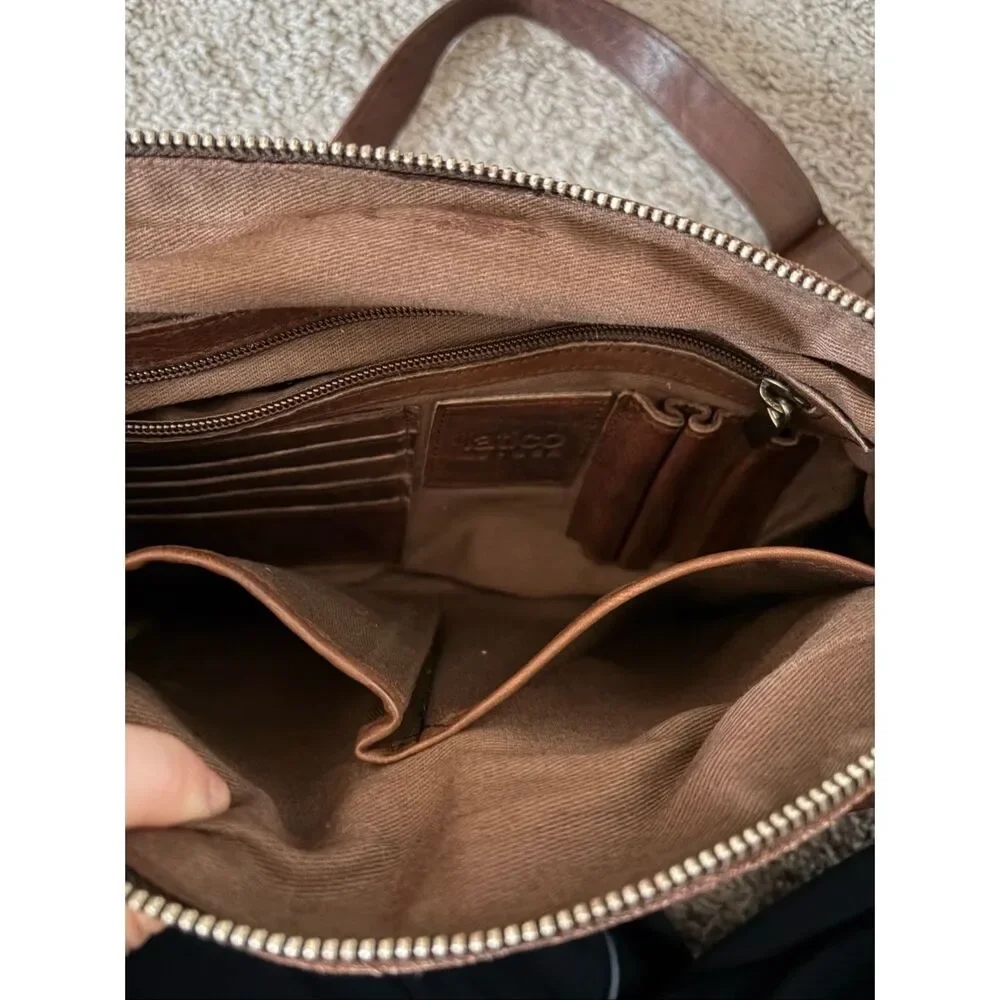 Latico Brown Leather Crossbody Bag - Picture 7 of 11